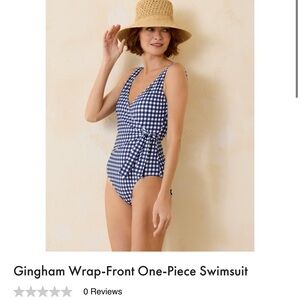 Tommy Bahana Gingham Wrap one piece